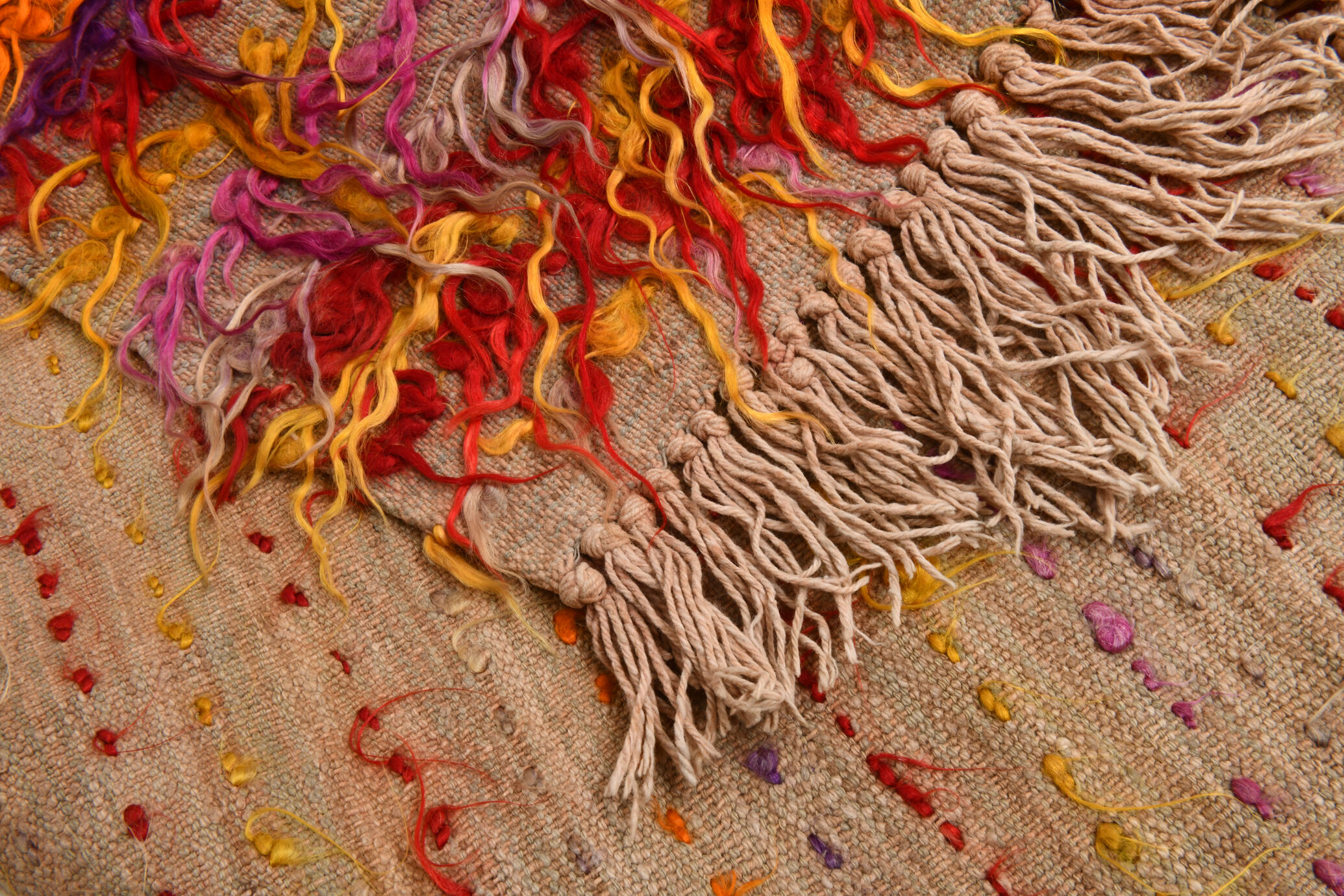 3x6 tulu filikli wool vintage kilim rug,110x175cm