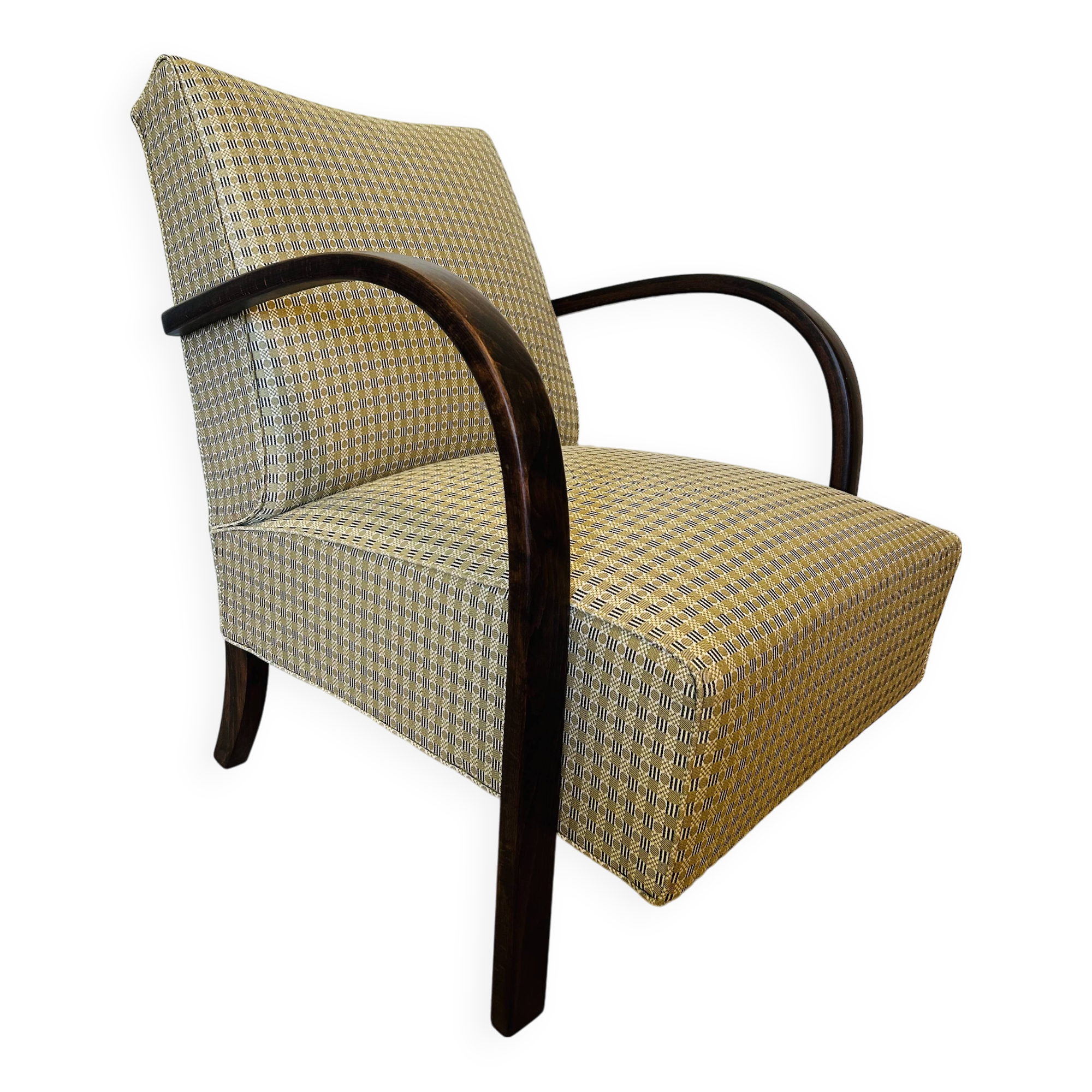 Fully Restored Thonet Lounge Armchair 1950's