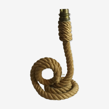 Artisanal rope lamp 60/70's