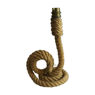 Lampe artisanale en corde années 60/70