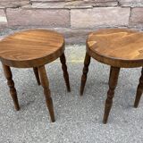 2 vintage Baumann Scandinavian stools