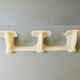 Wall coat rack with 3 hooks, 70s