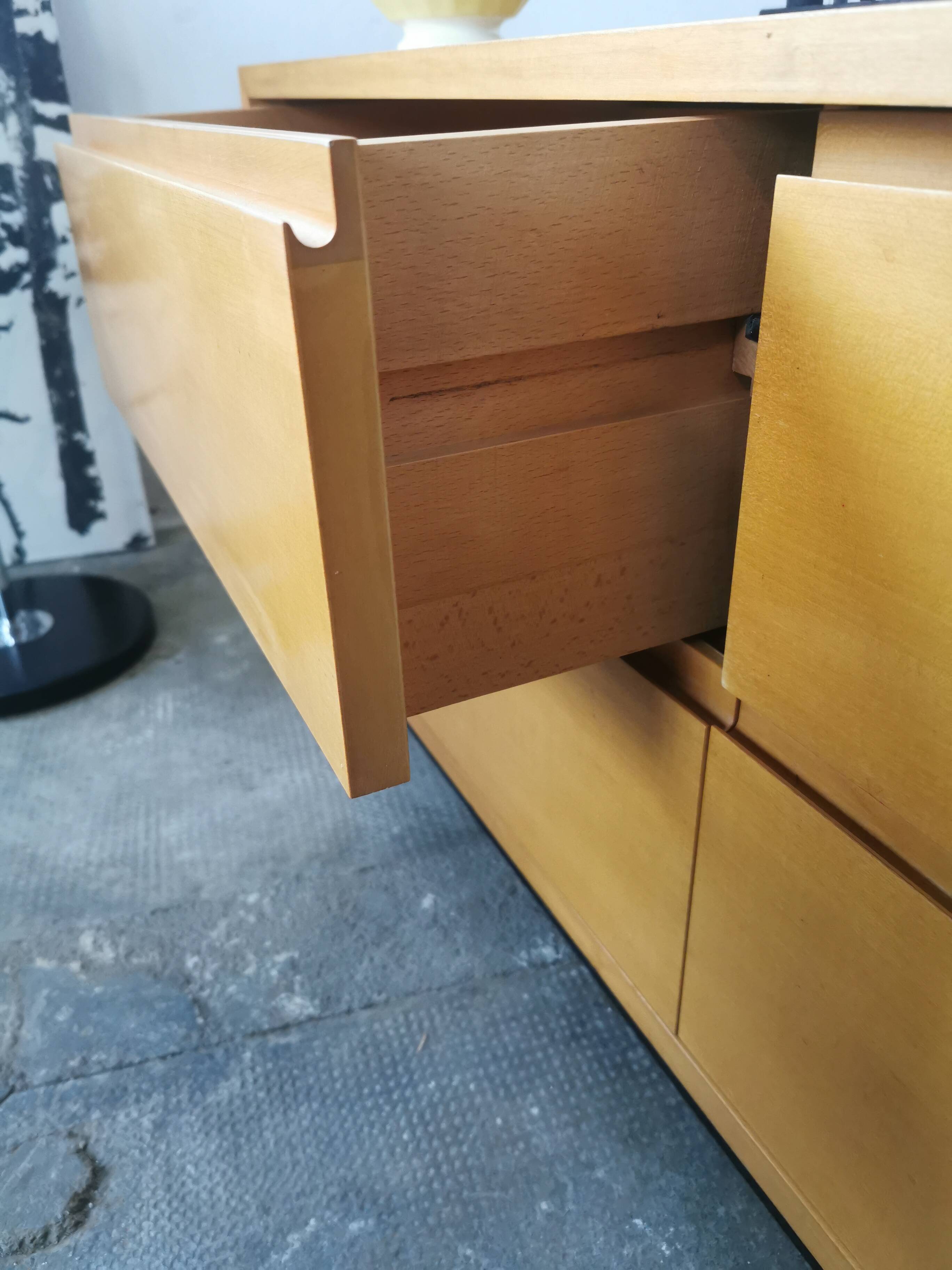 MK Mobel chest of drawers in elm from the 70s