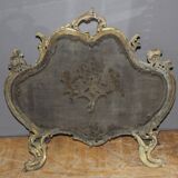 Ecran de Cheminée Louis XV en bronze fin XIX