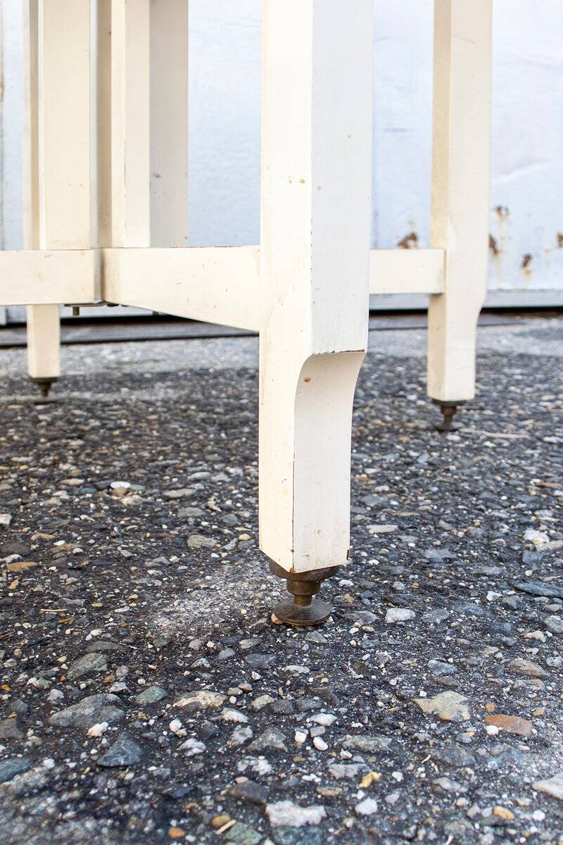 Reguitti folding garden table in wood with chairs, 1970s, set of 5