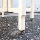 Reguitti folding garden table in wood with chairs, 1970s, set of 5