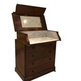 Coiffeuse commode style Louis Philippe en Acajou