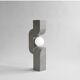 Lampe de table, grand modèle - gris foncé, en céramique, œuvre contemporaine.