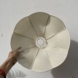 Suspension or lampshade in floral shaped fabrics Goldkant cocoon style