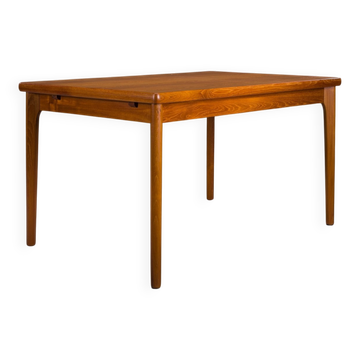 Table à manger extensible danoise en teck par Henning Kjærnulf pour Vejle Møbelfabrik, années 1960