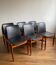 6 vintage Scandinavian teak chairs