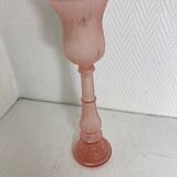 Glass paste candle holder