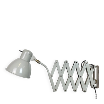 Grey Industrial Cast Iron Wall Light from Elektrosvit, 1960s