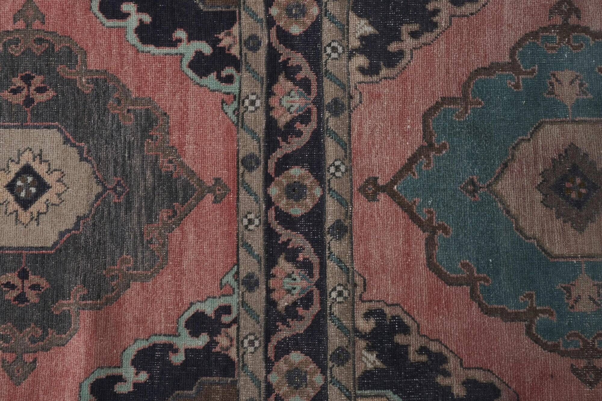 Vintage Turkish hallway rug 86x780 cm