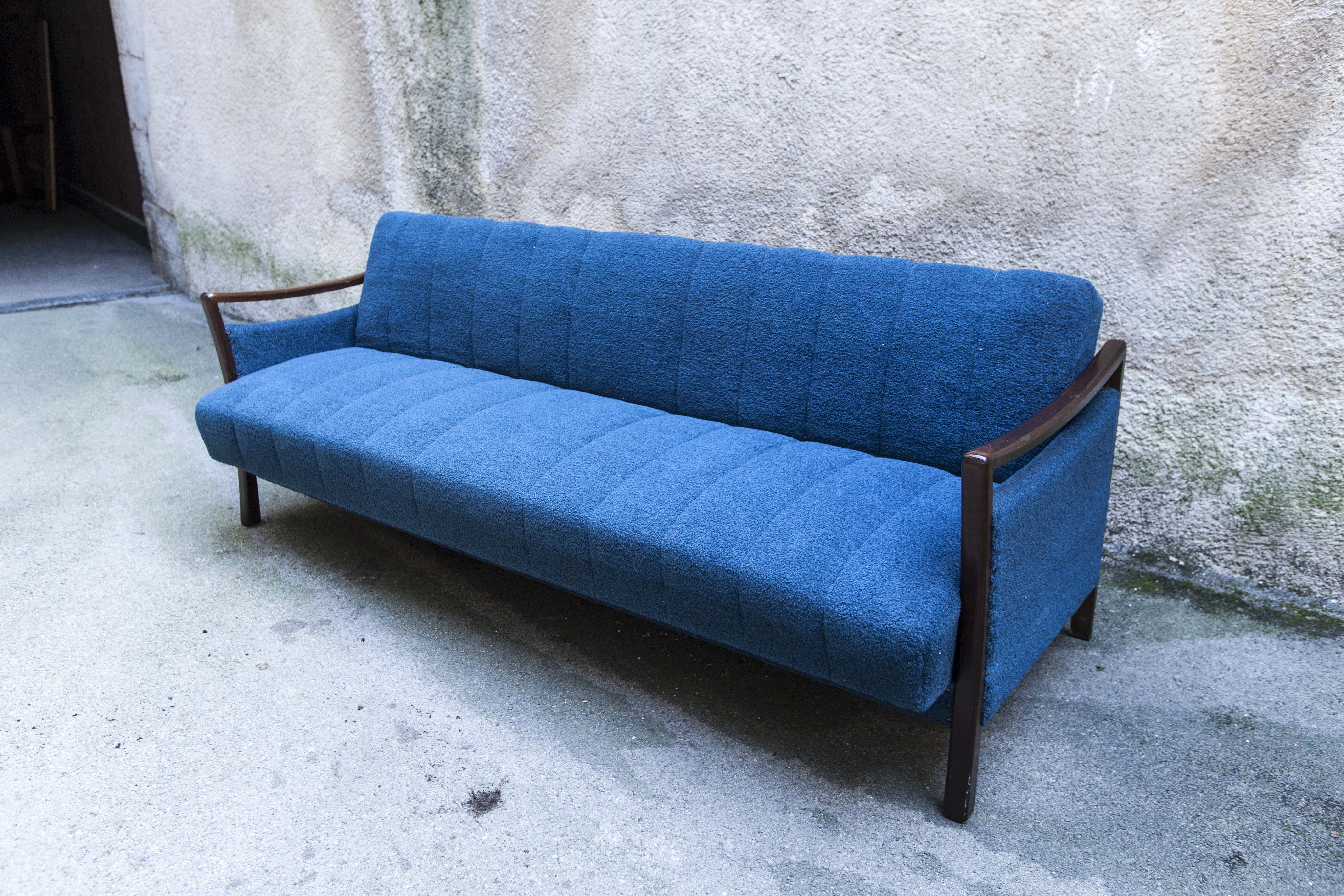 Sofa daybed 3 scandinavian blue