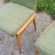 Pair of chairs from the 50s in sycamore tinted beech