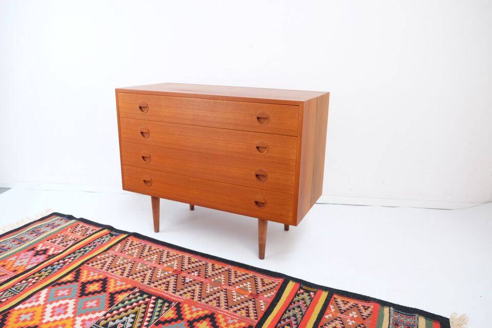 Commode vintage rétro années 60-70 HG Møbler en teck, style années 60-70.