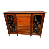 Mahogany sideboard from maison hirch paris bar bookcase