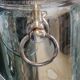 Silver metal champagne bucket