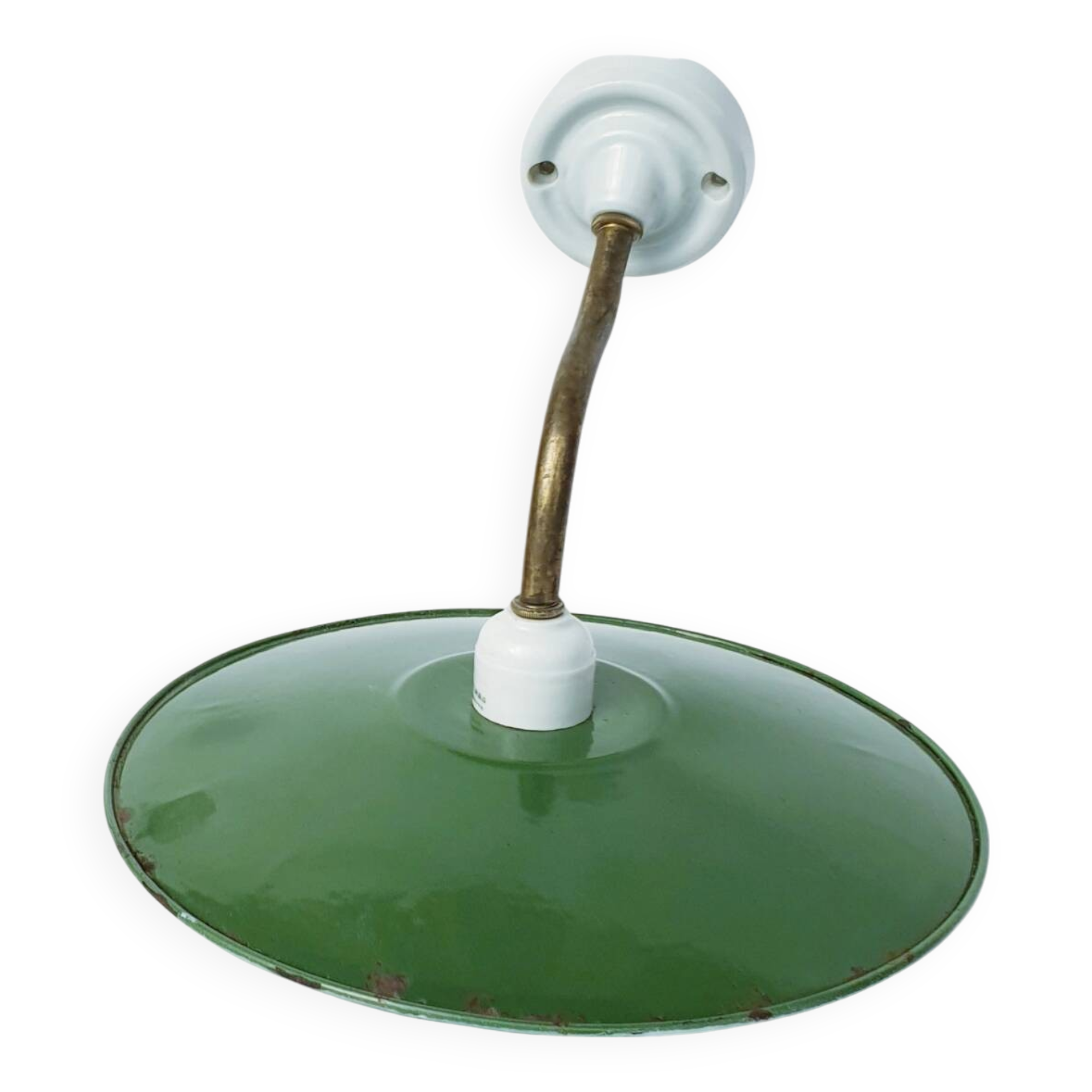 Antique swan neck wall lights