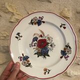 Set of 12 Sarreguemines plates