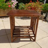 Coffee table or piece of rattan sofa from the 70s