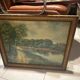 Oil on panel signed guitard