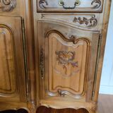 4-door buffet in solid walnut