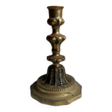 Antique gilt bronze candlestick