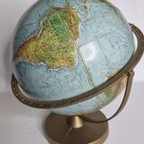 Globe in relief, Scan-Globe Denmark, gyroscope, 30 cm