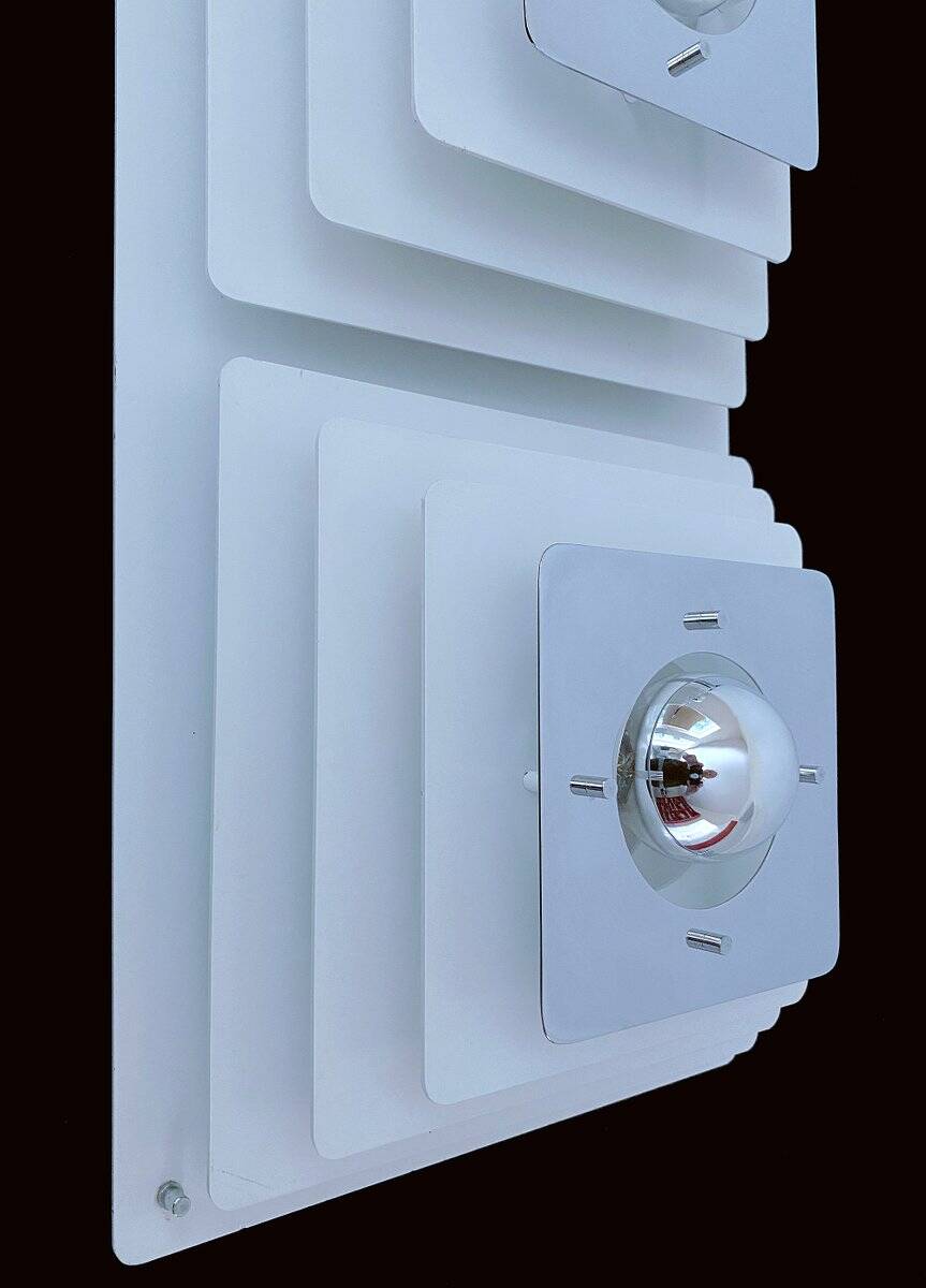 Large Space Age wall light, 1970s