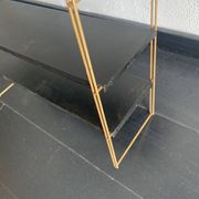 Etagère vintage 1960 String murale noir doré - 60 x 48 cm