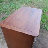 High chest of drawers, Stag brand, 1980s, vintage, United Kingdom