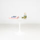 Round marble Tulip dining table by Eero Saarinen, 2000s