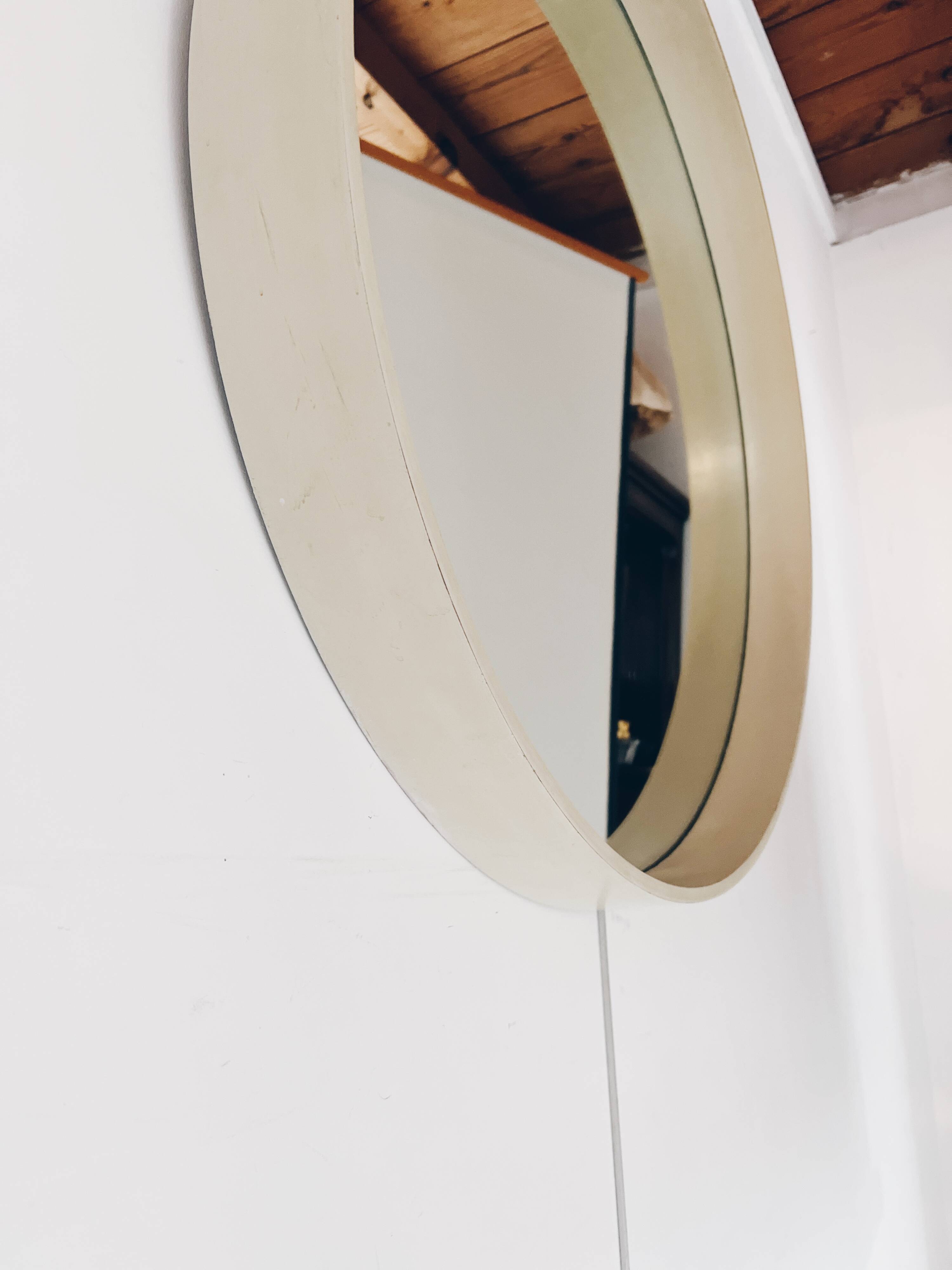 Miroir rond années 60