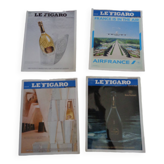 Lot de 4 affiches - Le Figaro