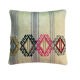 Housse de coussin kilim turc vintage, 40 x 40 cm