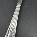 White metal children's cutlery set with little cat