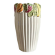 Slipware vase with fruit decoration