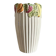 Slipware vase with fruit decoration