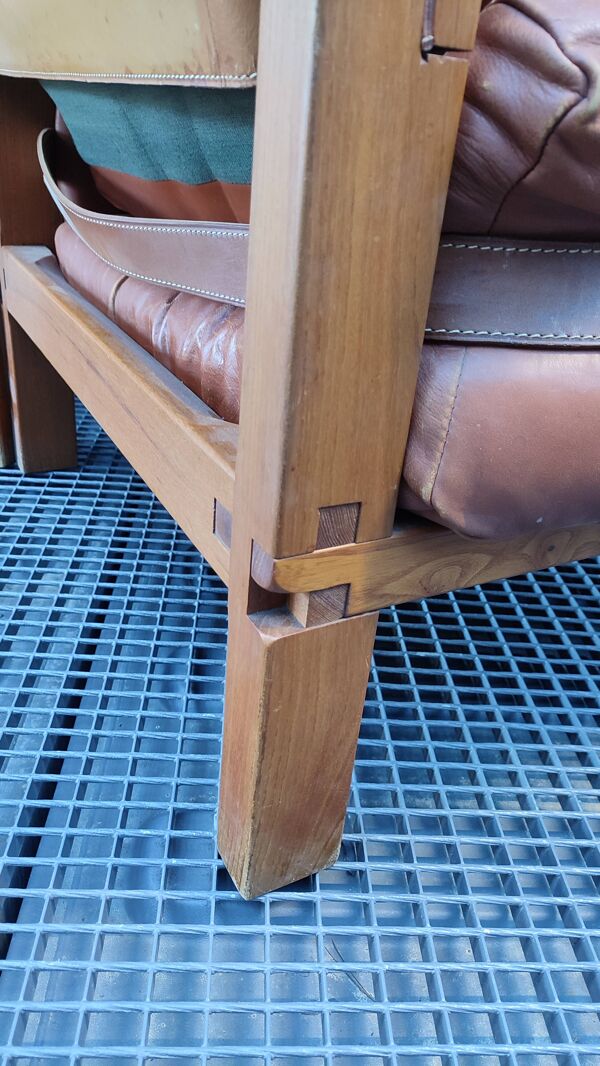 Paire de fauteuils S15 Pierre Chapo