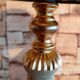 Lampe de prestige Onyx véritable et bronze doré ciselé