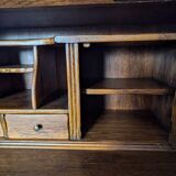 Solid wood secretary