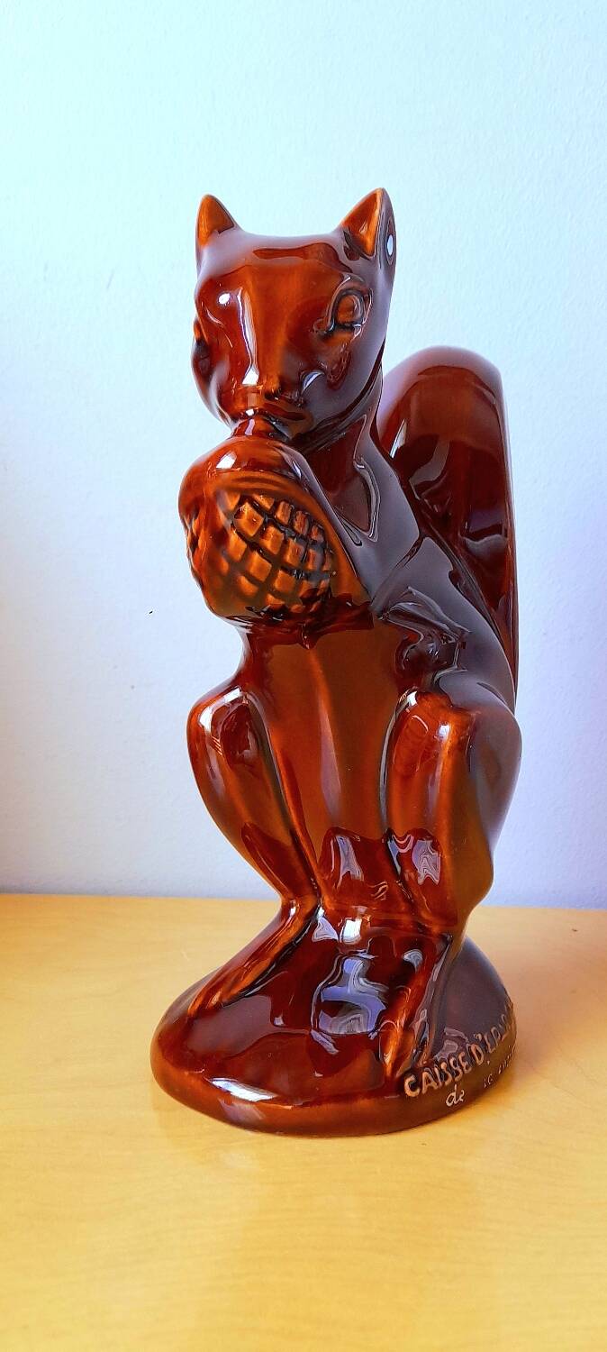 Advertising piggy bank squirrel savings bank