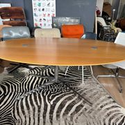 Florence Knoll Oval Desk Table for Knoll International circa 1980