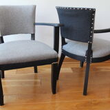 Paire de fauteuils bridges