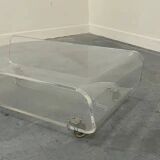 Vintage plexi coffee table