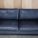 Vintage Conseta Sofa in Blue Cor Leather