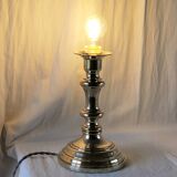 Silver metal lamp base