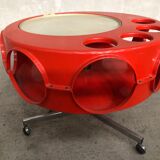 Orange rotobar coffee table design 60/70